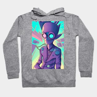 Vivid colorful cartoon character Hoodie